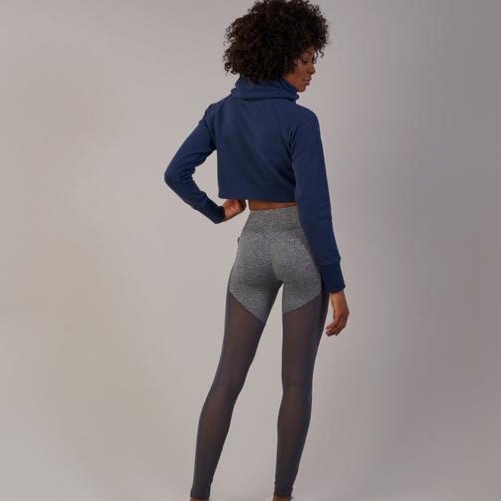Gymshark Slouch Cropped Hoodie - Sapphire Blue NWT
